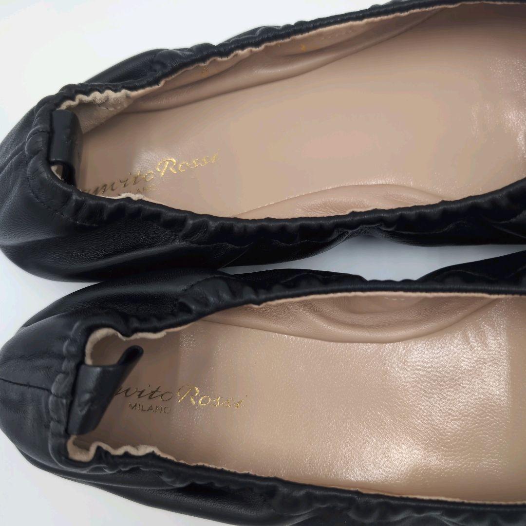 専用商品 新品未使用 ジャンヴィットロッシ バレエシューズ 39(24.5) 黒