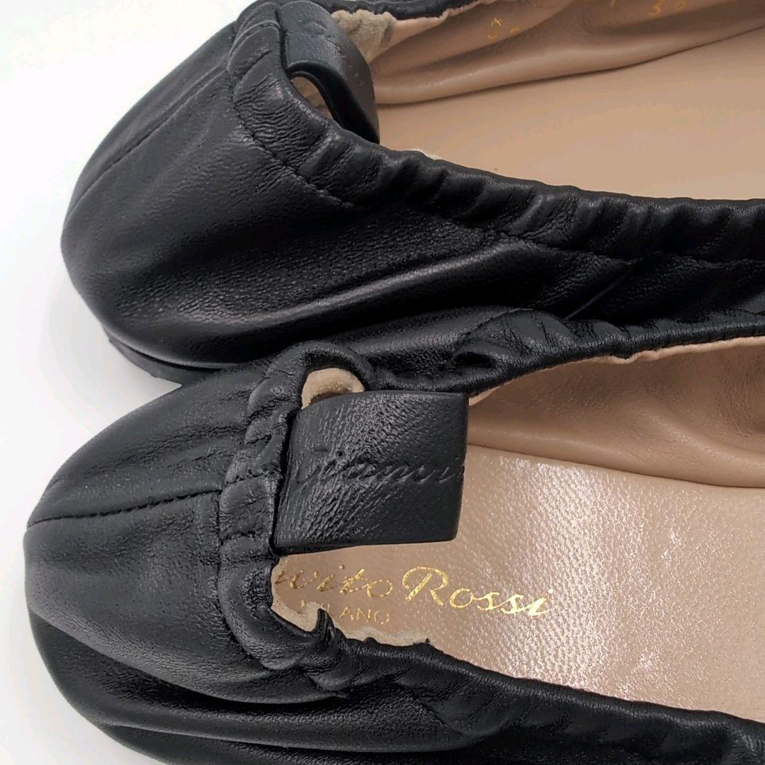 専用商品 新品未使用 ジャンヴィットロッシ バレエシューズ 39(24.5) 黒