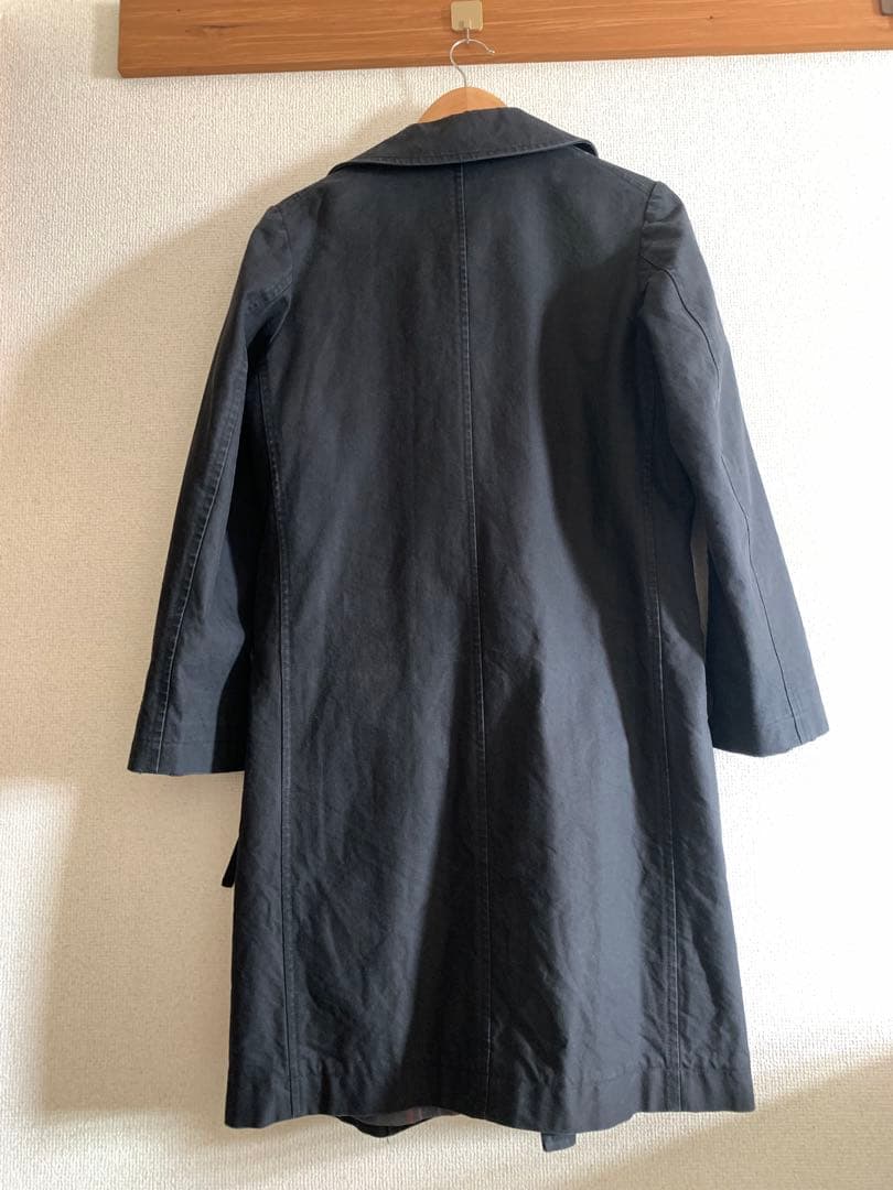 Y's ブラック ダブルブレストコート