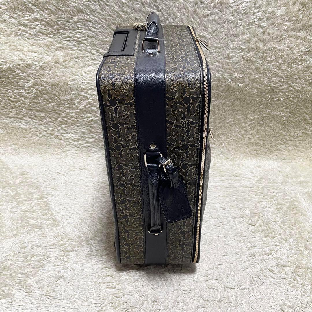 【大容量/美品】セリーヌ　キャリーケース　トラベル　サルキー　レザー　PVC