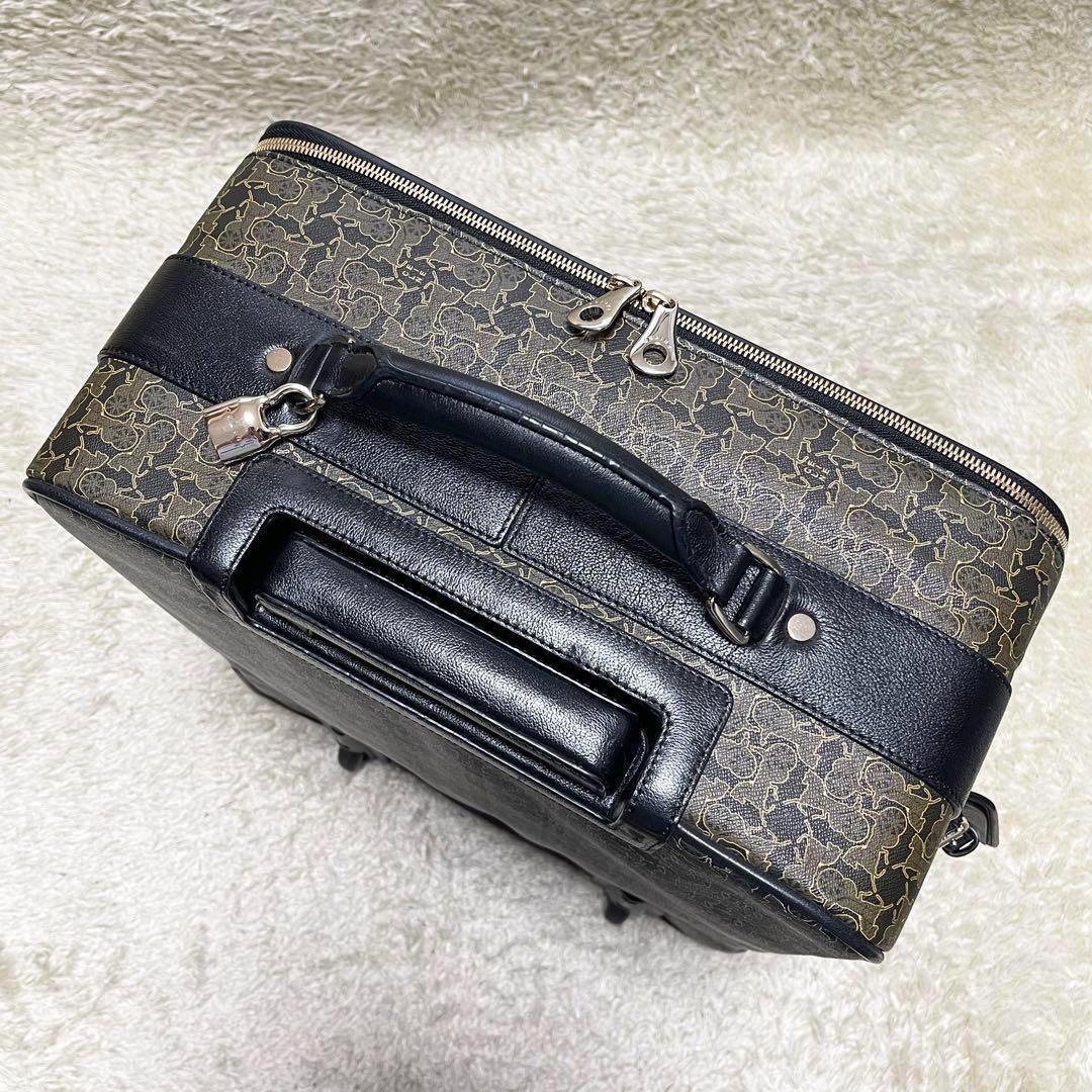 【大容量/美品】セリーヌ　キャリーケース　トラベル　サルキー　レザー　PVC