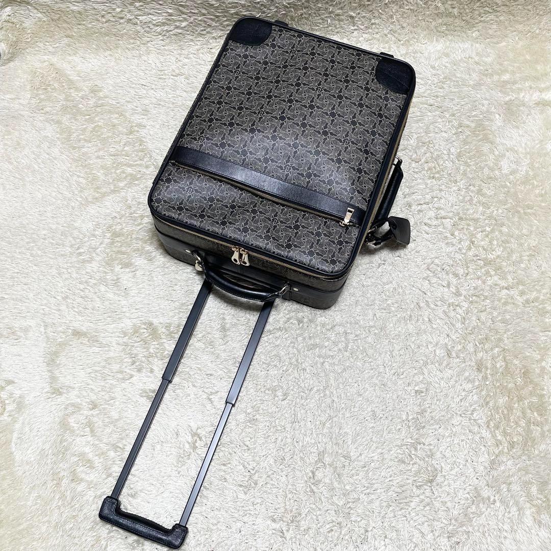 【大容量/美品】セリーヌ　キャリーケース　トラベル　サルキー　レザー　PVC