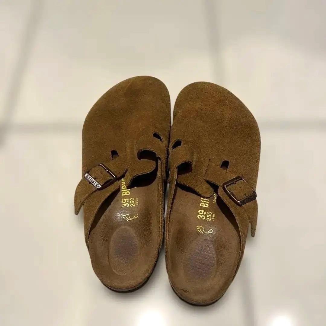 【ポキトキの木】ビルケンシュトック　ボストン　茶　39