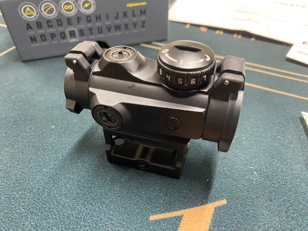 sig sauer romeo-msr 実物ドットサイト