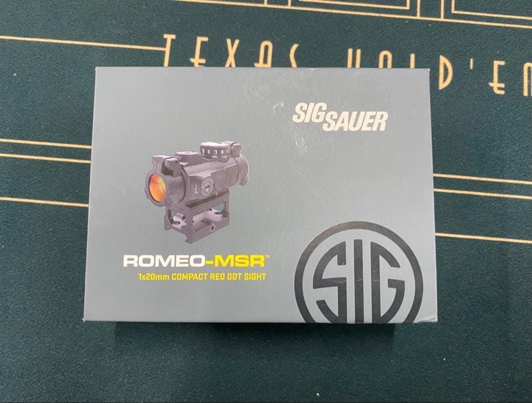 sig sauer romeo-msr 実物ドットサイト
