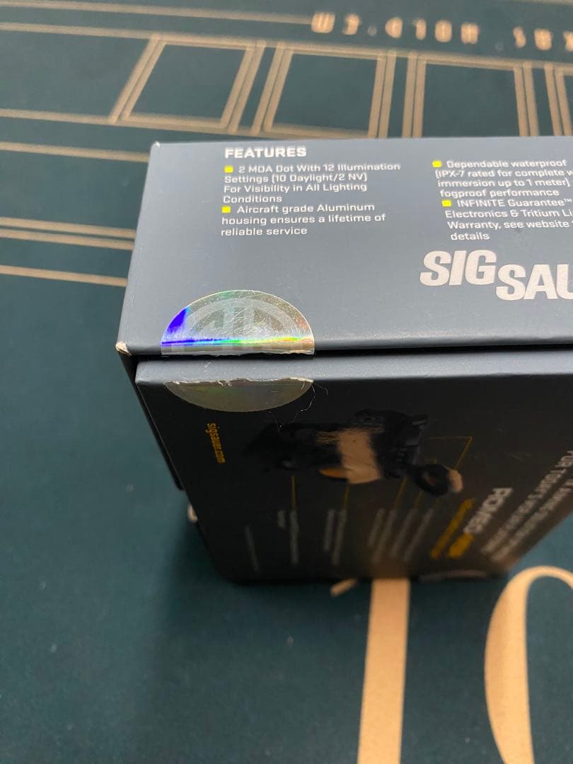 sig sauer romeo-msr 実物ドットサイト