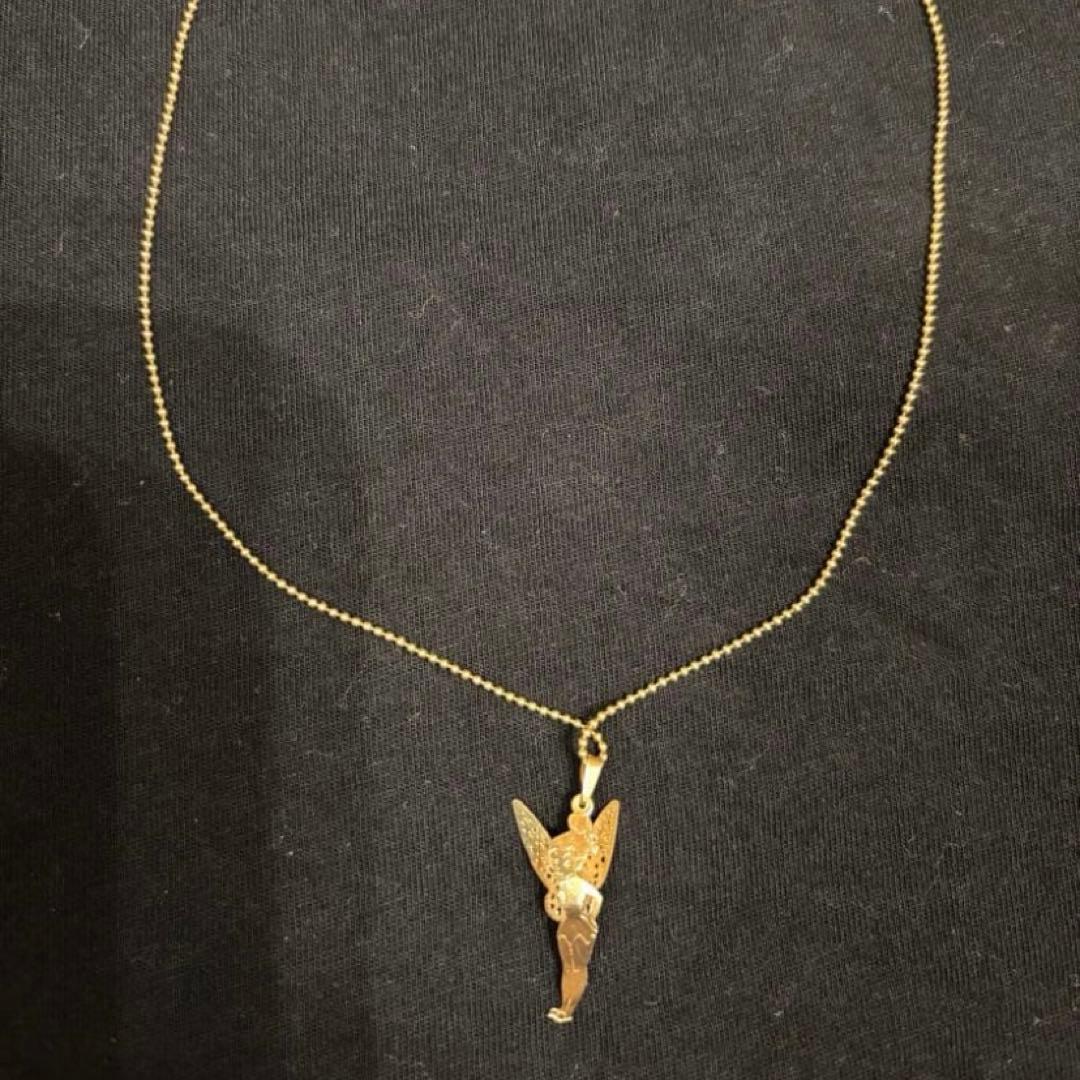 k14 ヴィンテージ ティンカーベル ネックレストップ