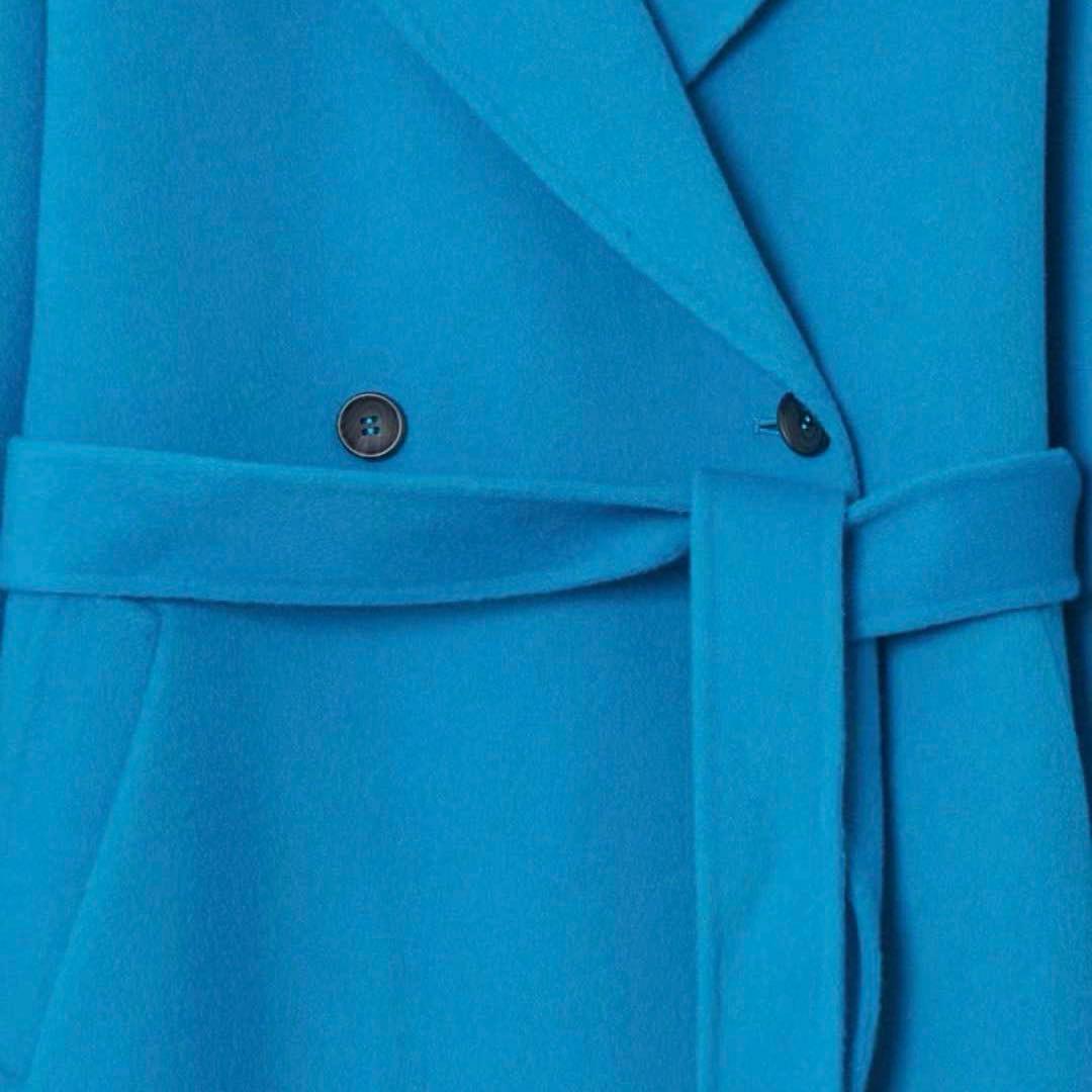 今期新作　LE CIEL BLEU ダブルフェイス ウールロングコート