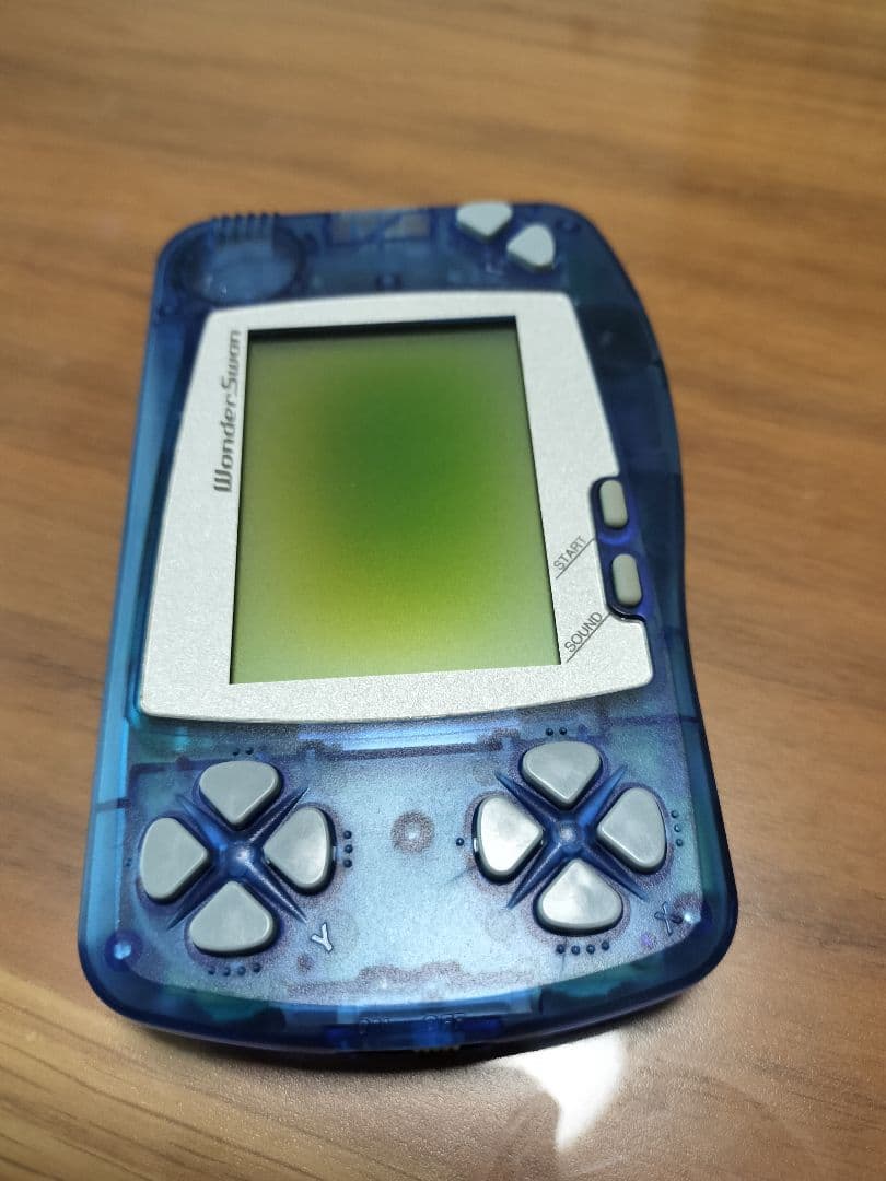 ワンダースワンCOLOR クリアブルー 充電電池 充電器セット