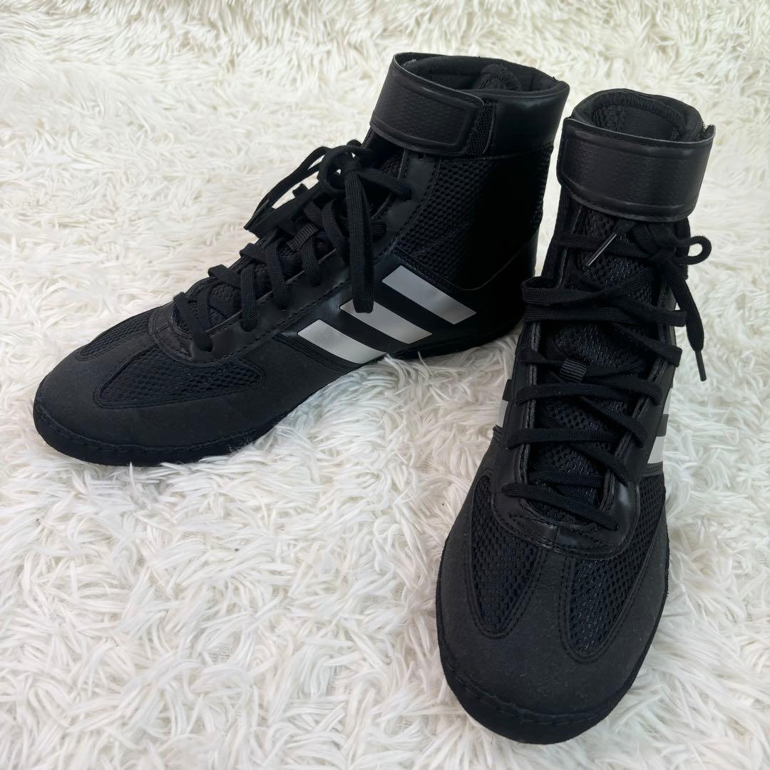 美品　廃盤　レア　軽量　アディダス　ボクシング　レスリング　シューズ