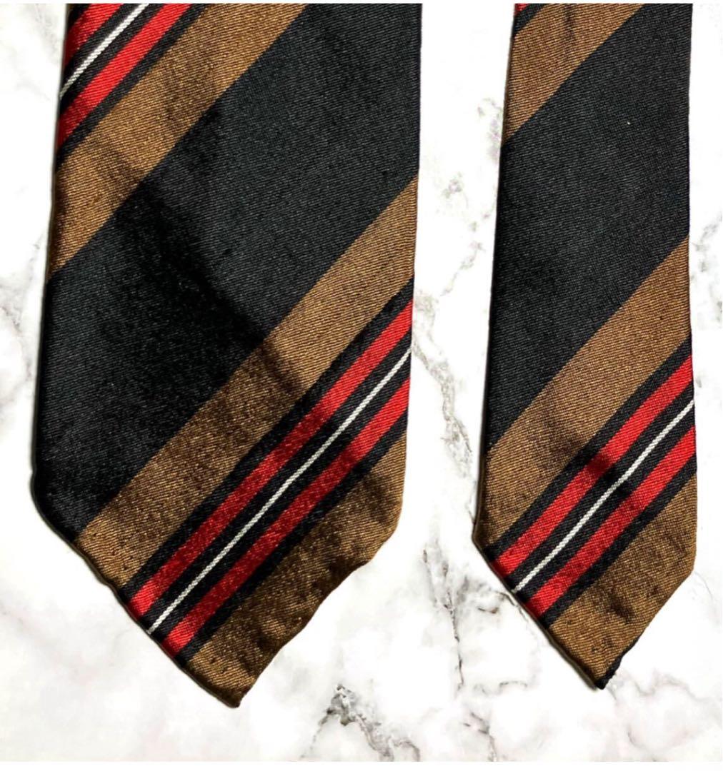 ■■Atto Vannucci シルク ネクタイ ストライプ