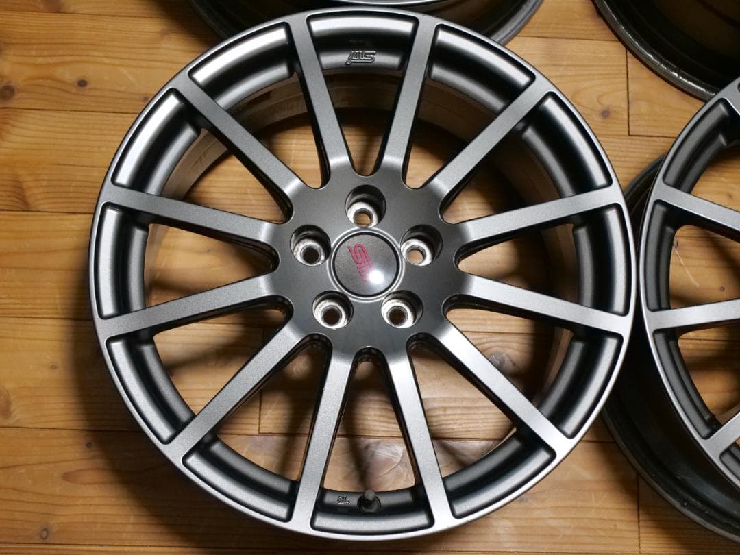 SUBARU STI 純正OP 17インチ7.5J+48 ガンメタホイール