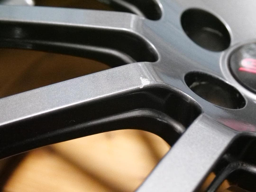 SUBARU STI 純正OP 17インチ7.5J+48 ガンメタホイール