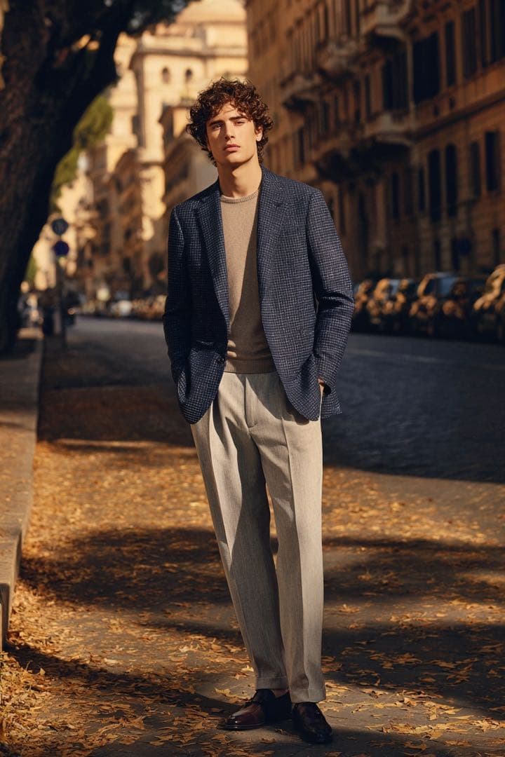 TAGLIATORE タリアトーレ テーラード ジャケット ネイビー 46 M