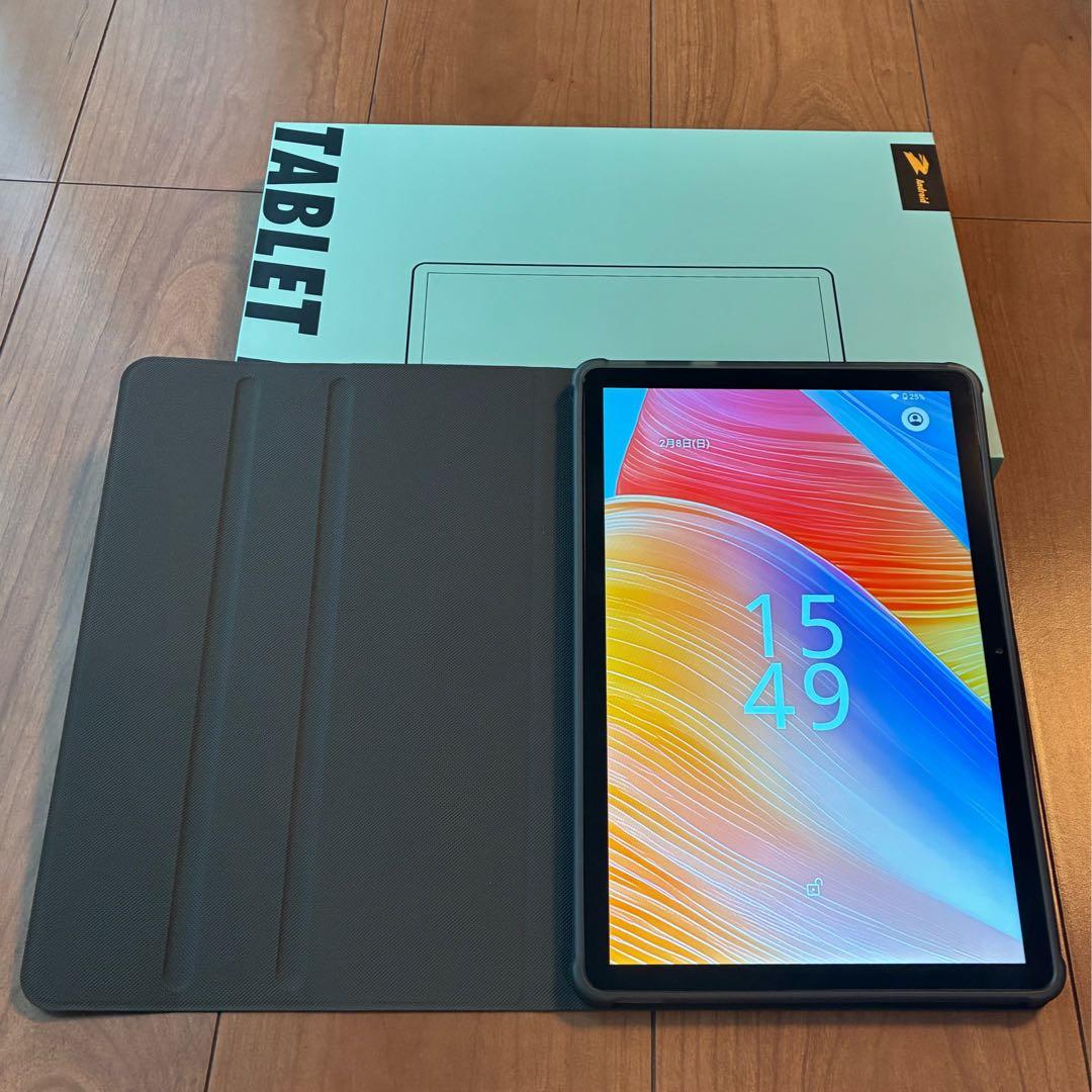 美品 11インチ Android15 タブレット ケース付き