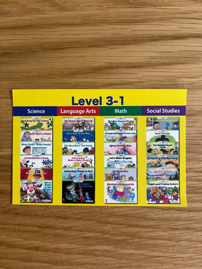 CTP レベル3-1 絵本24冊＋CD＋日本語解説書セット　シール　箱付き