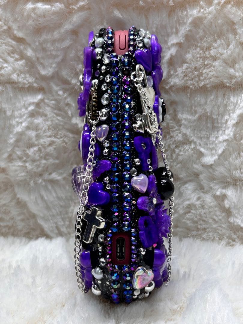 ［イルマ］IQOSイルマ（i)デコケース21-黒×紫パール-