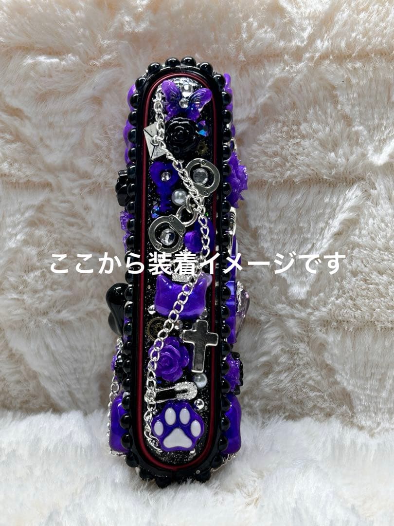 ［イルマ］IQOSイルマ（i)デコケース21-黒×紫パール-