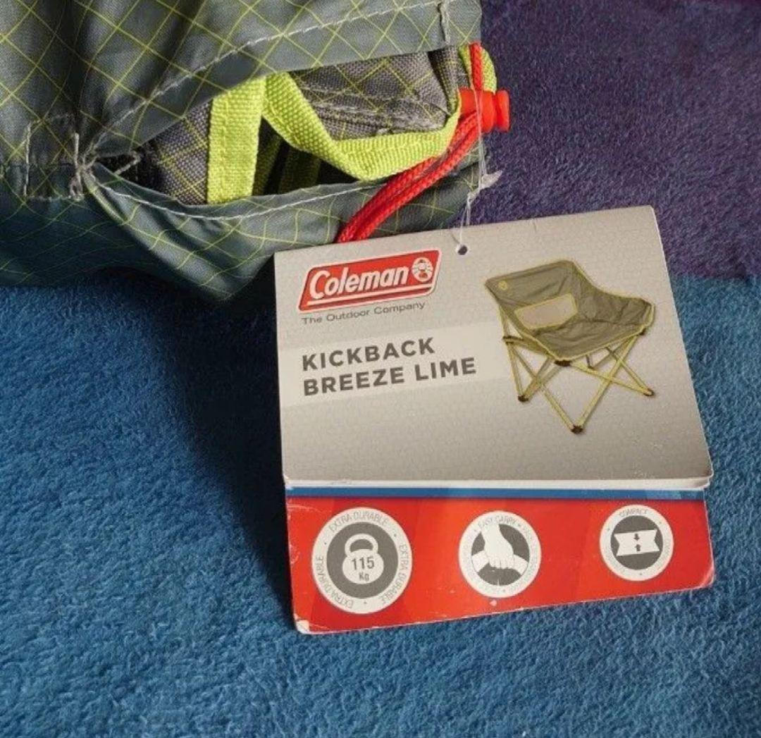 2脚セット　Coleman 折りたたみアウトドアチェア　キックバックチェア