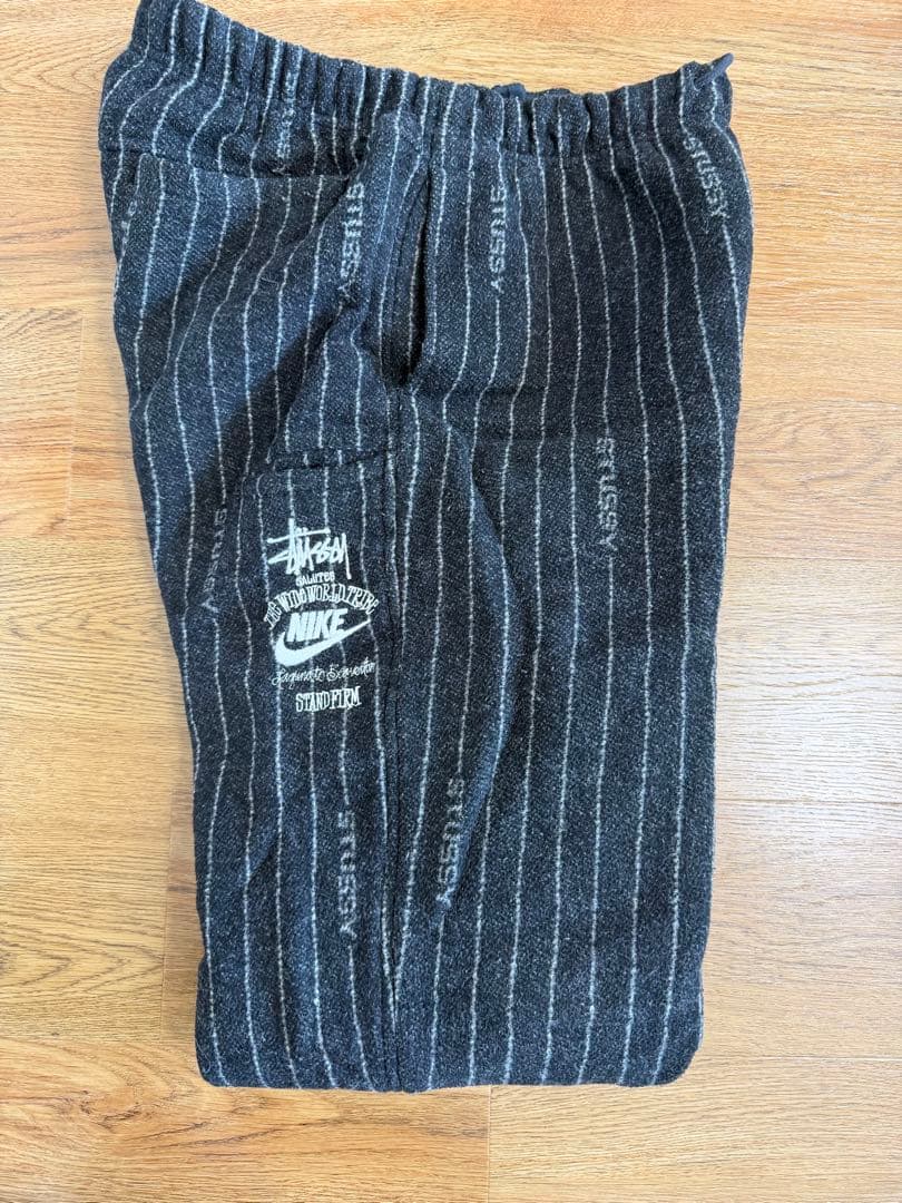 Stussy x Nike ストライプパンツ S