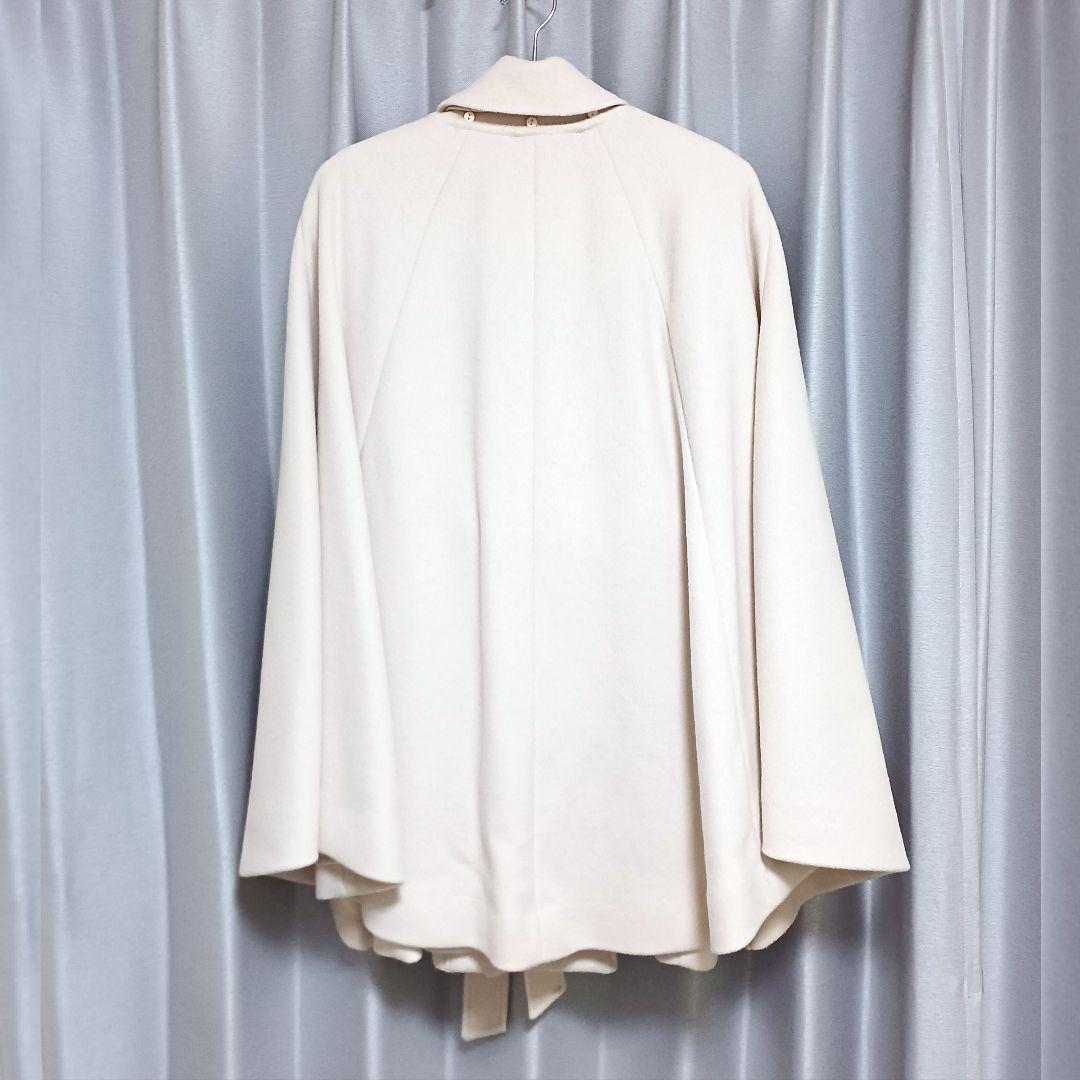 【新品】RESCWOOL 2wayケープコート アイボリー