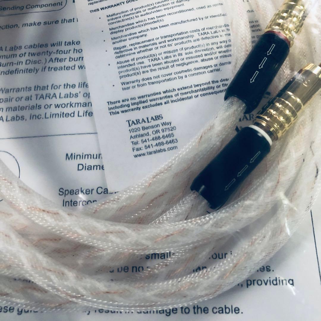 【新品5】TARA LABS RCAケーブル pair