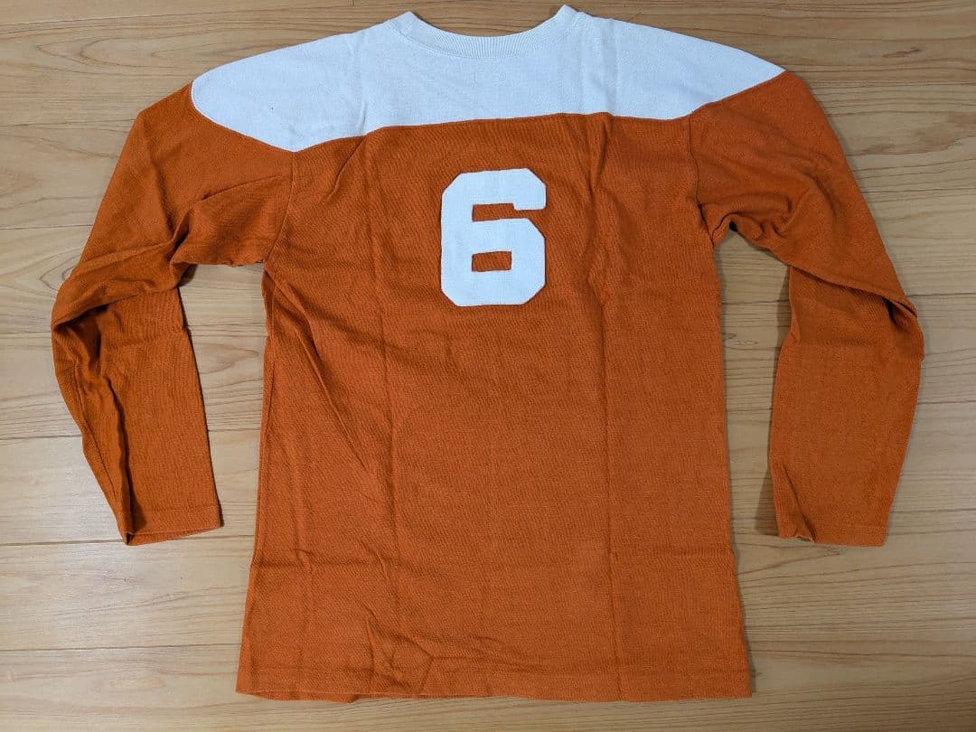 希少 WAREHOUSE レタードフットボールTシャツ長袖 サイズ38