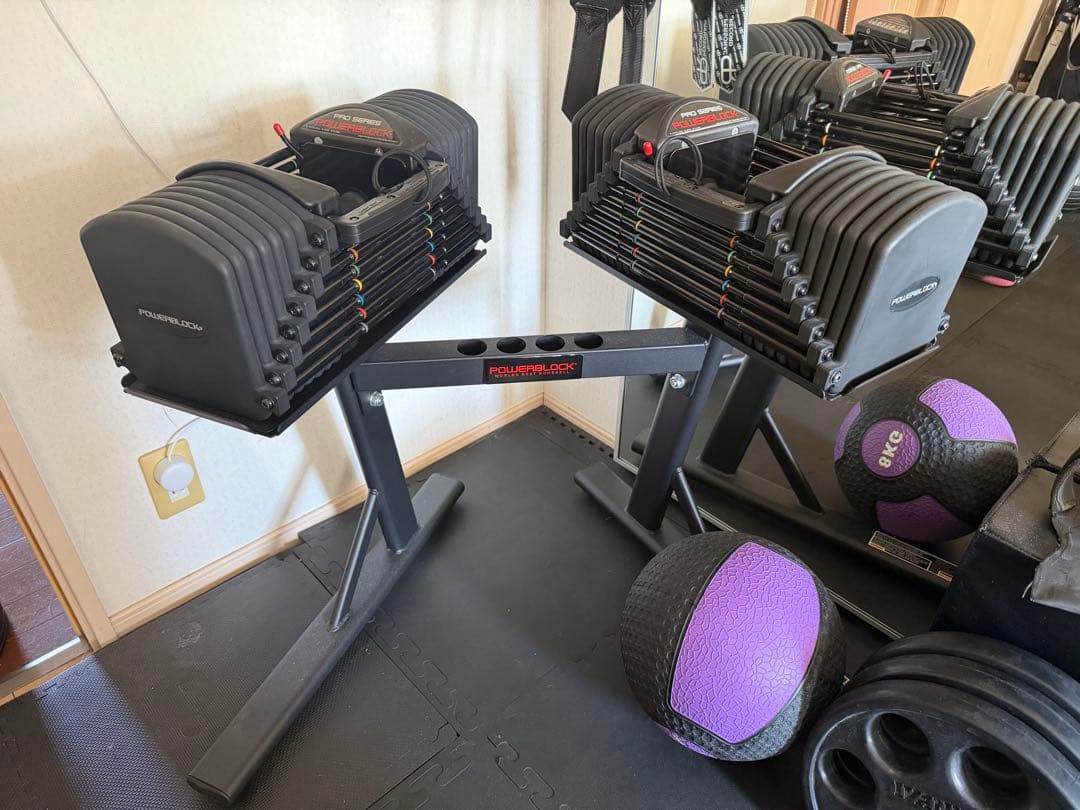 POWERBLOCK PRO EXP 可変式ダンベル 90 スタンドセット