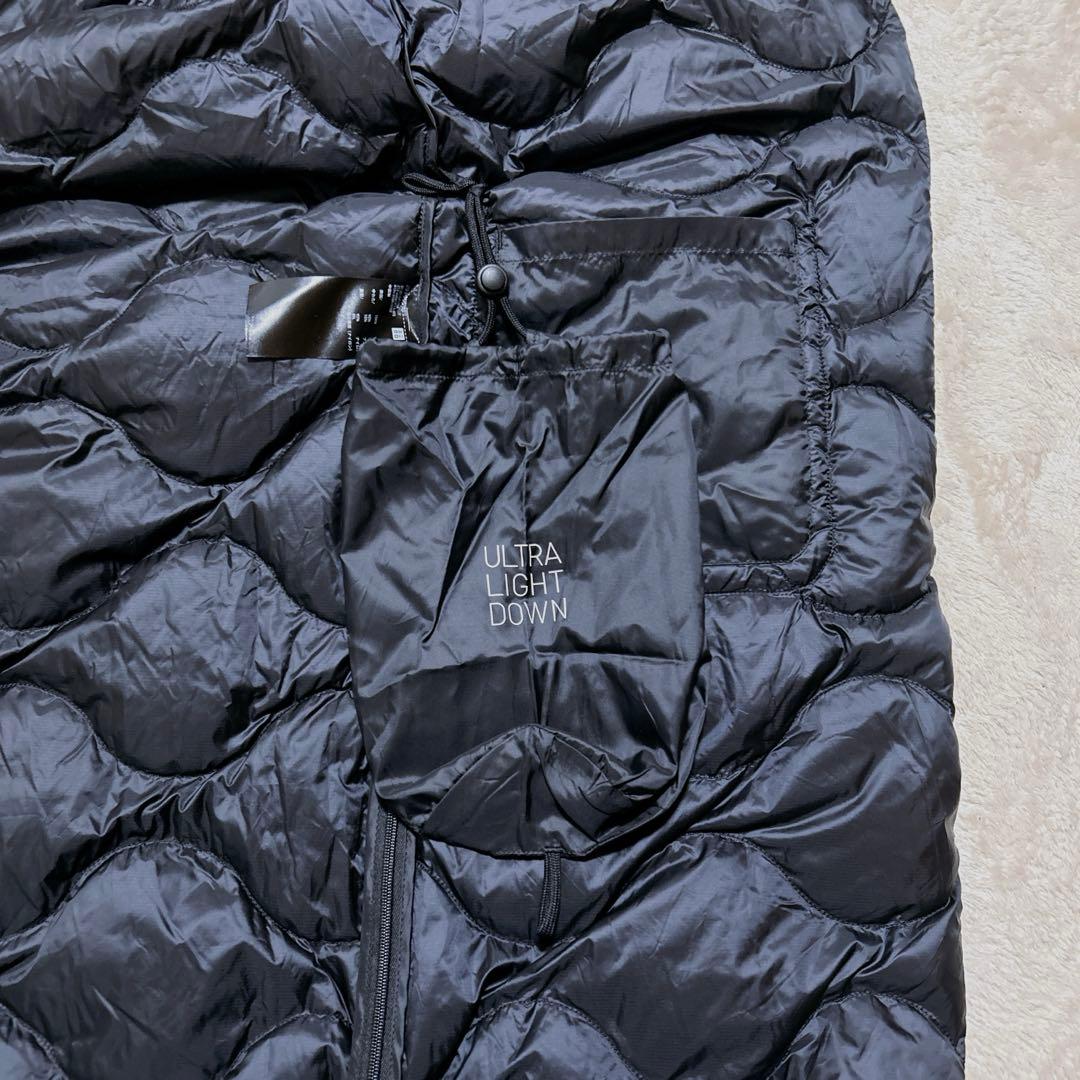 新品 UNIQLO × Theory ウルトラライトダウンロングベストSブラック