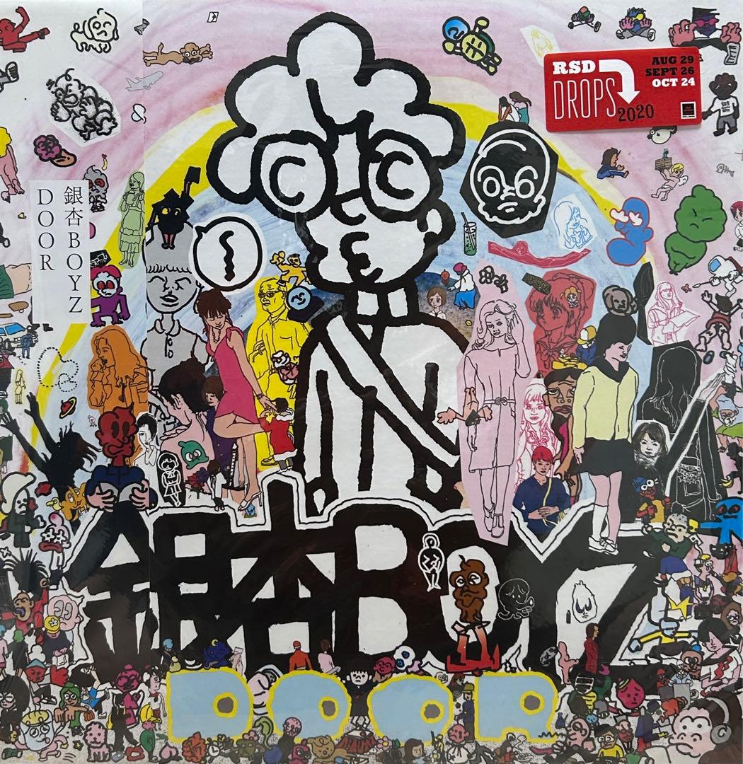 銀杏BOYZ LP 2枚組 君と僕の第三次世界大戦的恋愛革命 DOOR 江口寿史