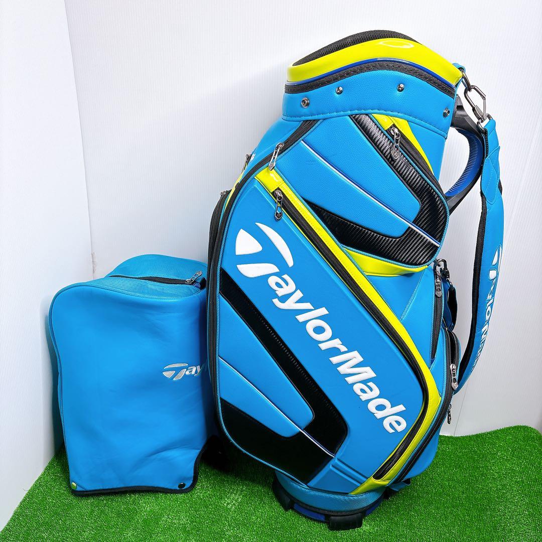 テーラーメイド　TaylorMade ブルー　カート式 キャディバッグ 9.5型