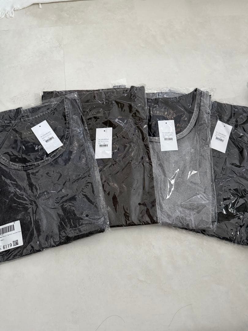 【CLEL】 4色セット ハイヴィンテージデザイン レイヤードタンクトップ