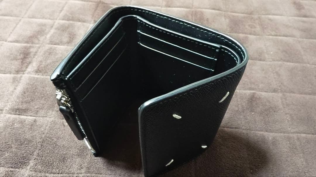 Maison Margiela ブラック 三つ折り財布