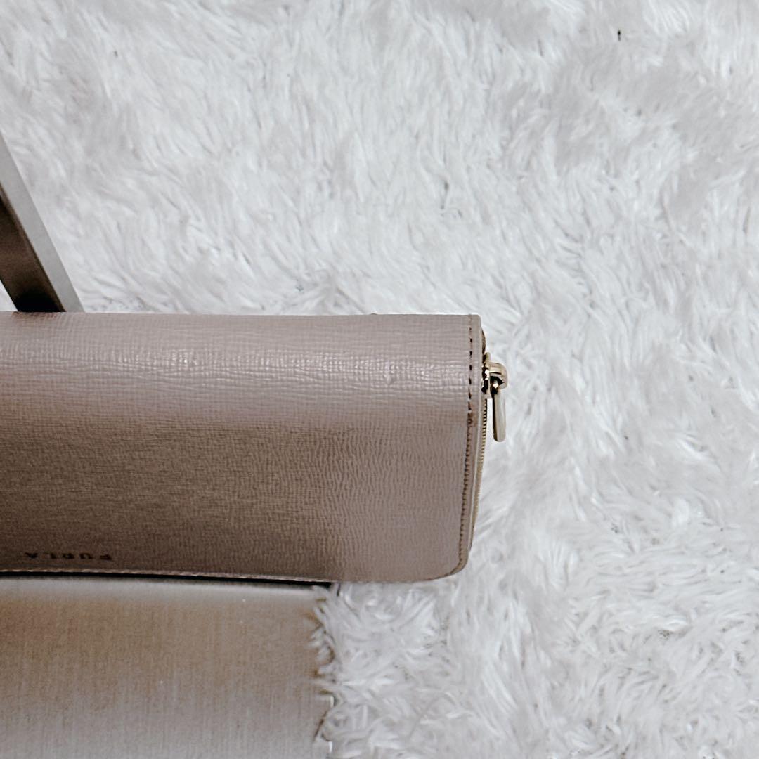 【人気色】FURLA リーヴァL ピンクベージュ ショルダーウォレットバッグ