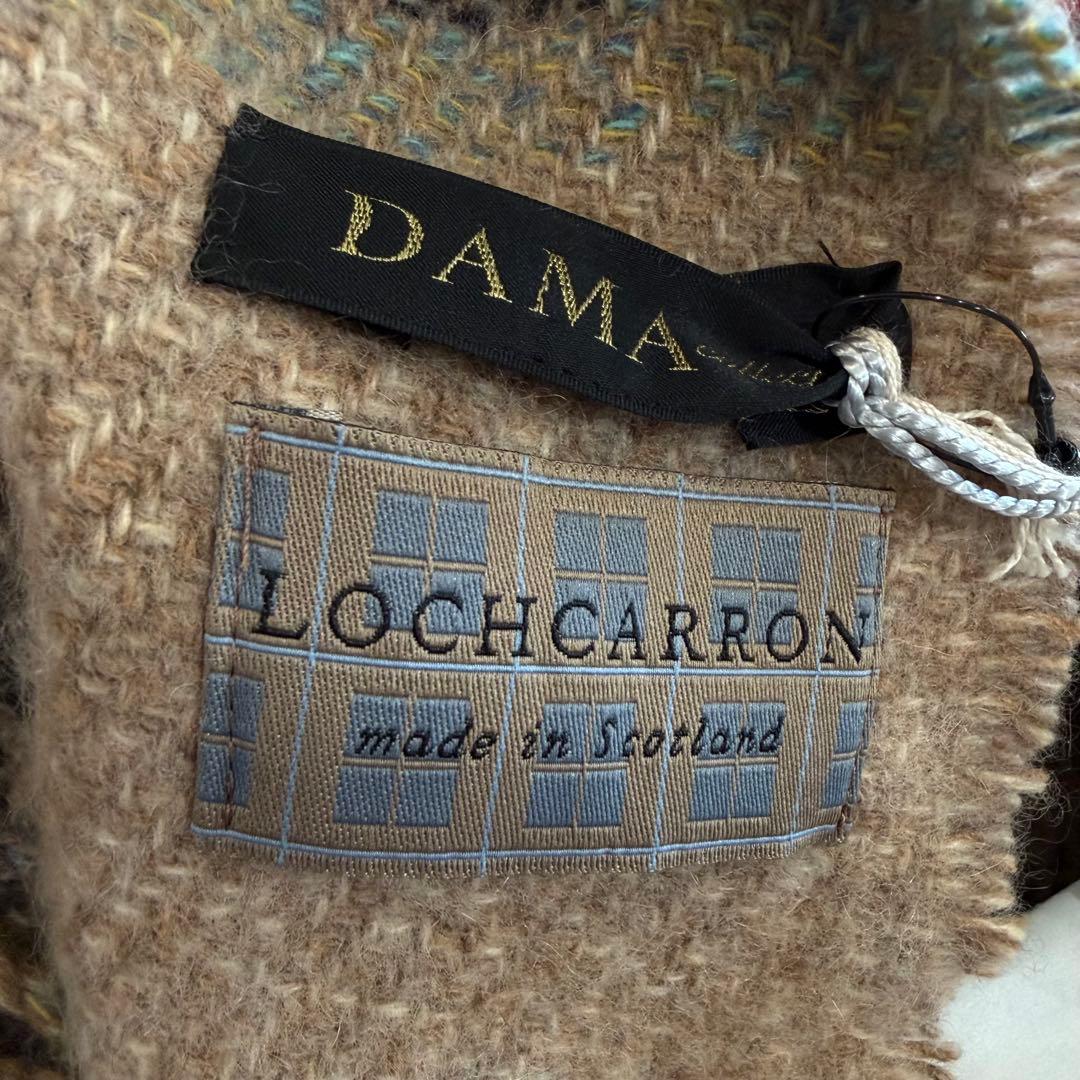 ダーマコレクション LOCHCARRON ポンチョ　カシミヤ100％　タグ付き