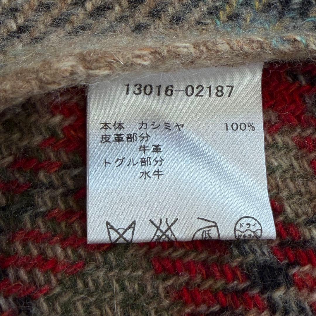 ダーマコレクション LOCHCARRON ポンチョ　カシミヤ100％　タグ付き