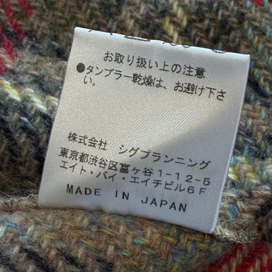ダーマコレクション LOCHCARRON ポンチョ　カシミヤ100％　タグ付き