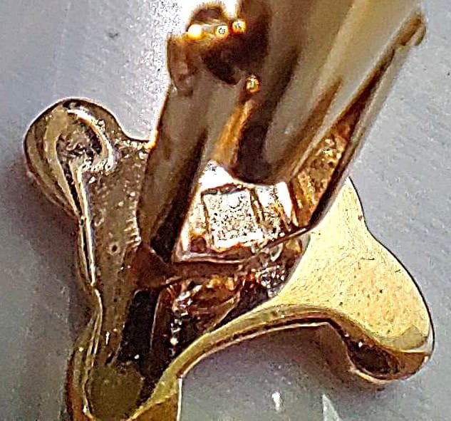 美品・旧ロゴ期CELINEカフリンクス、専用箱付、レア＋美品１対（セリーヌCｆ）