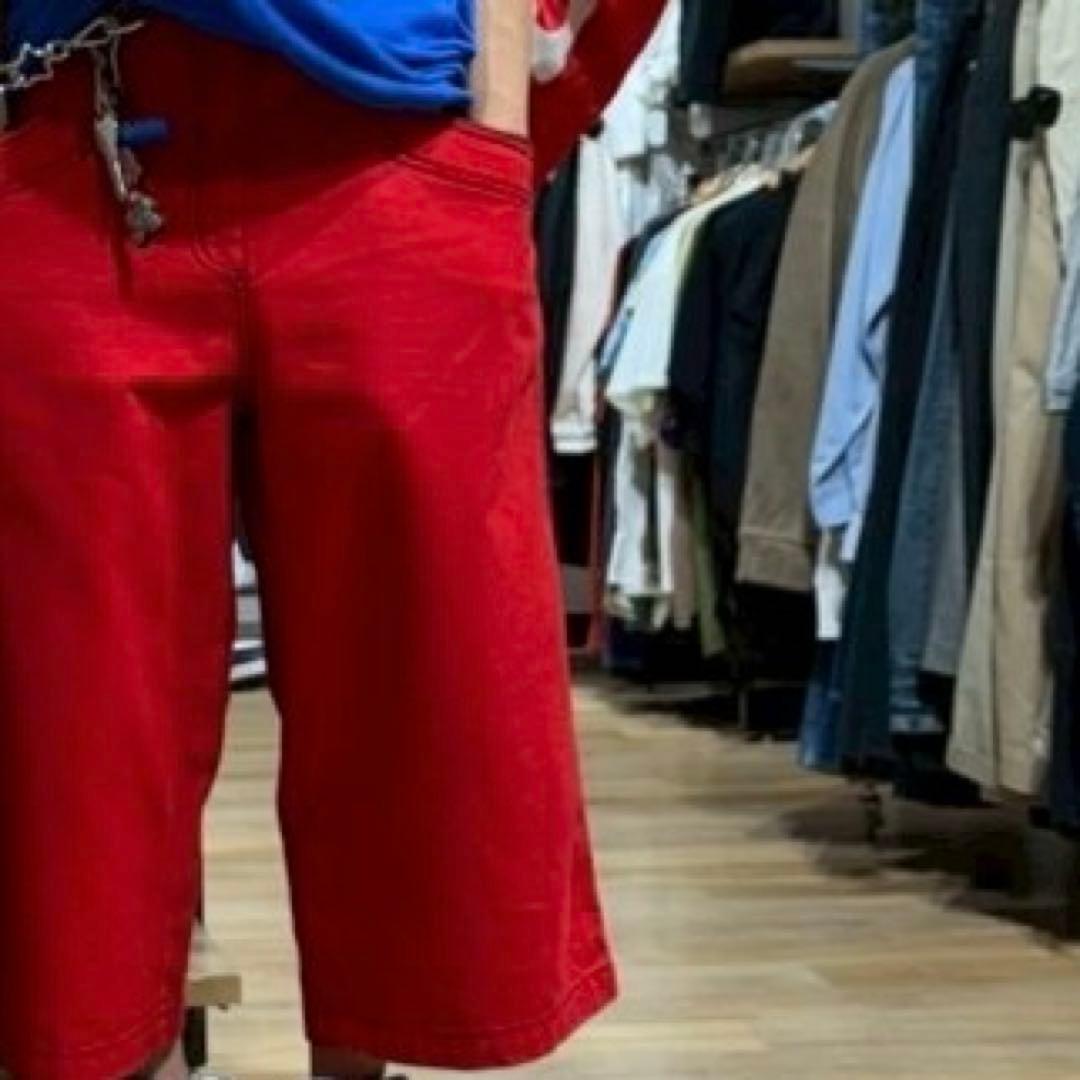 90s Stuka baggy shorts rave pants sk8赤