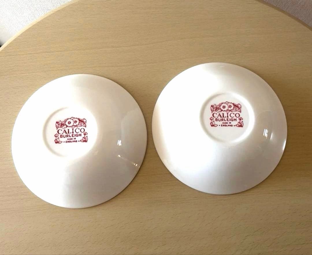 Burleigh バーレイ レッドキャリコ　シリアルボールペア　新品未使用