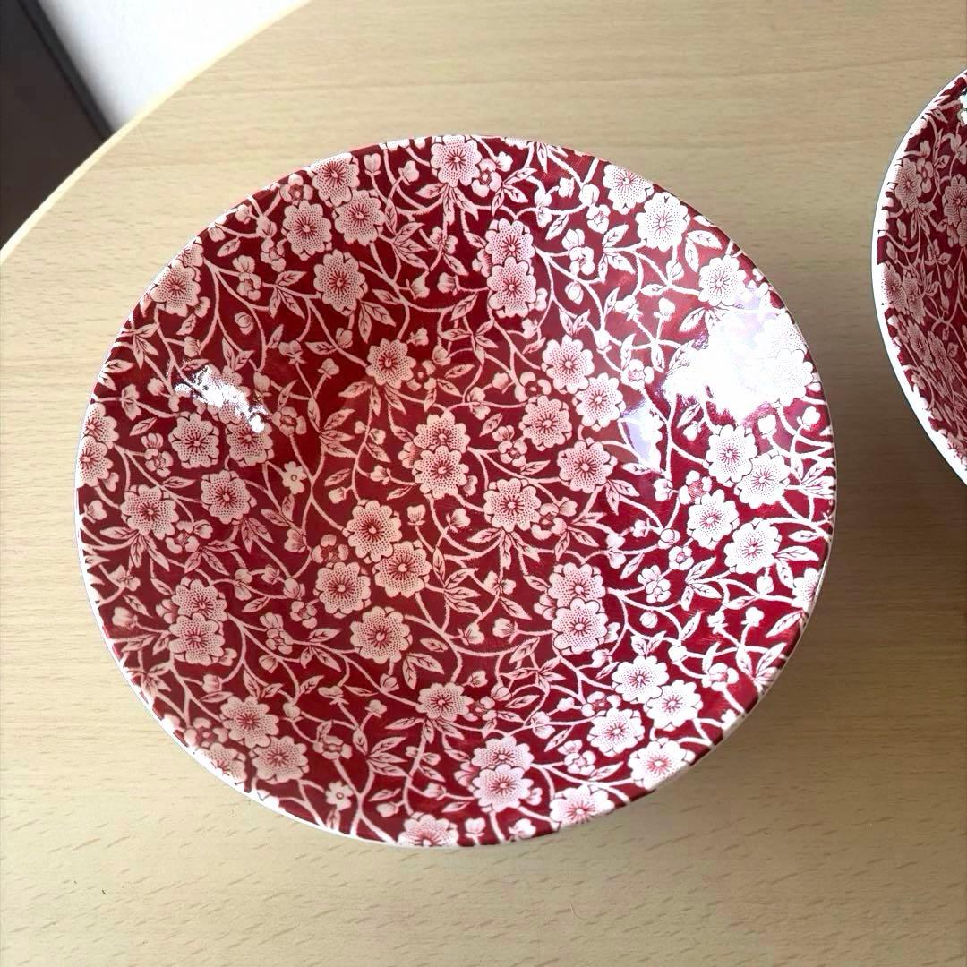 Burleigh バーレイ レッドキャリコ　シリアルボールペア　新品未使用