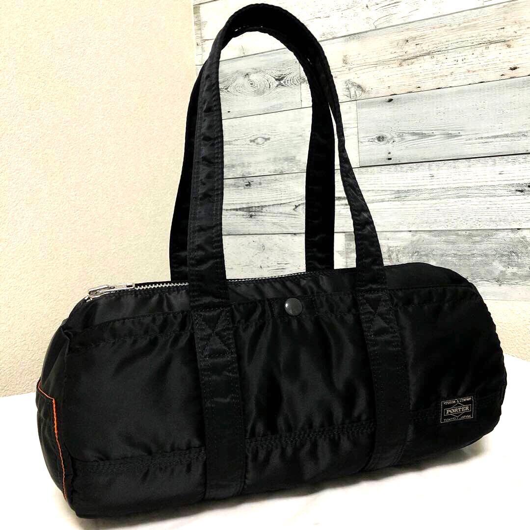 極美品✨希少 ポータータンカー ダッフル ミニボストンバッグL ブラック