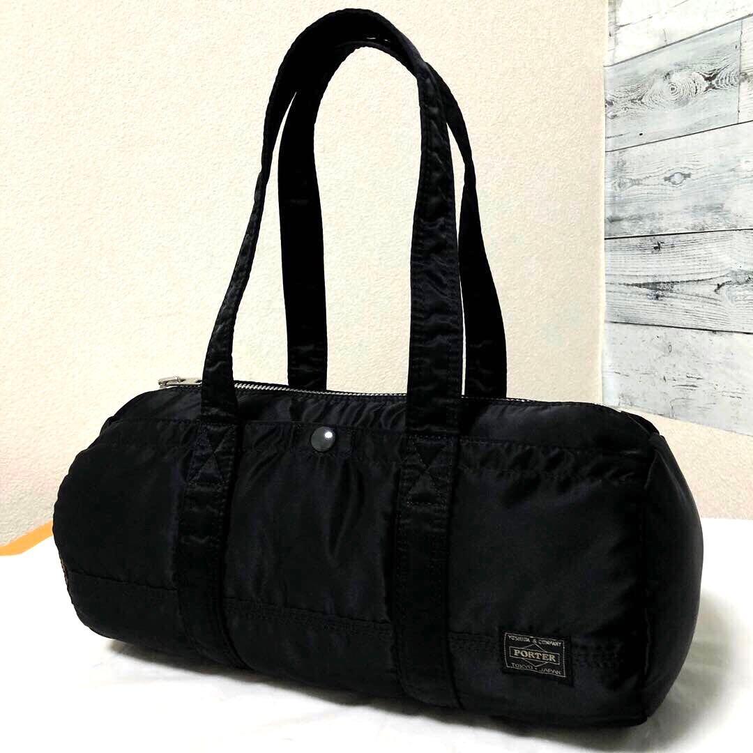 極美品✨希少 ポータータンカー ダッフル ミニボストンバッグL ブラック