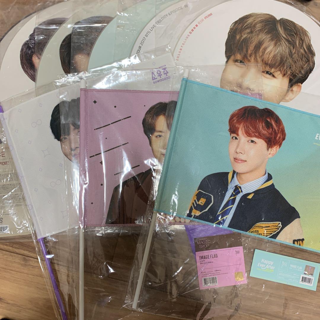 BTS JーHOPE うちわフラッグセット