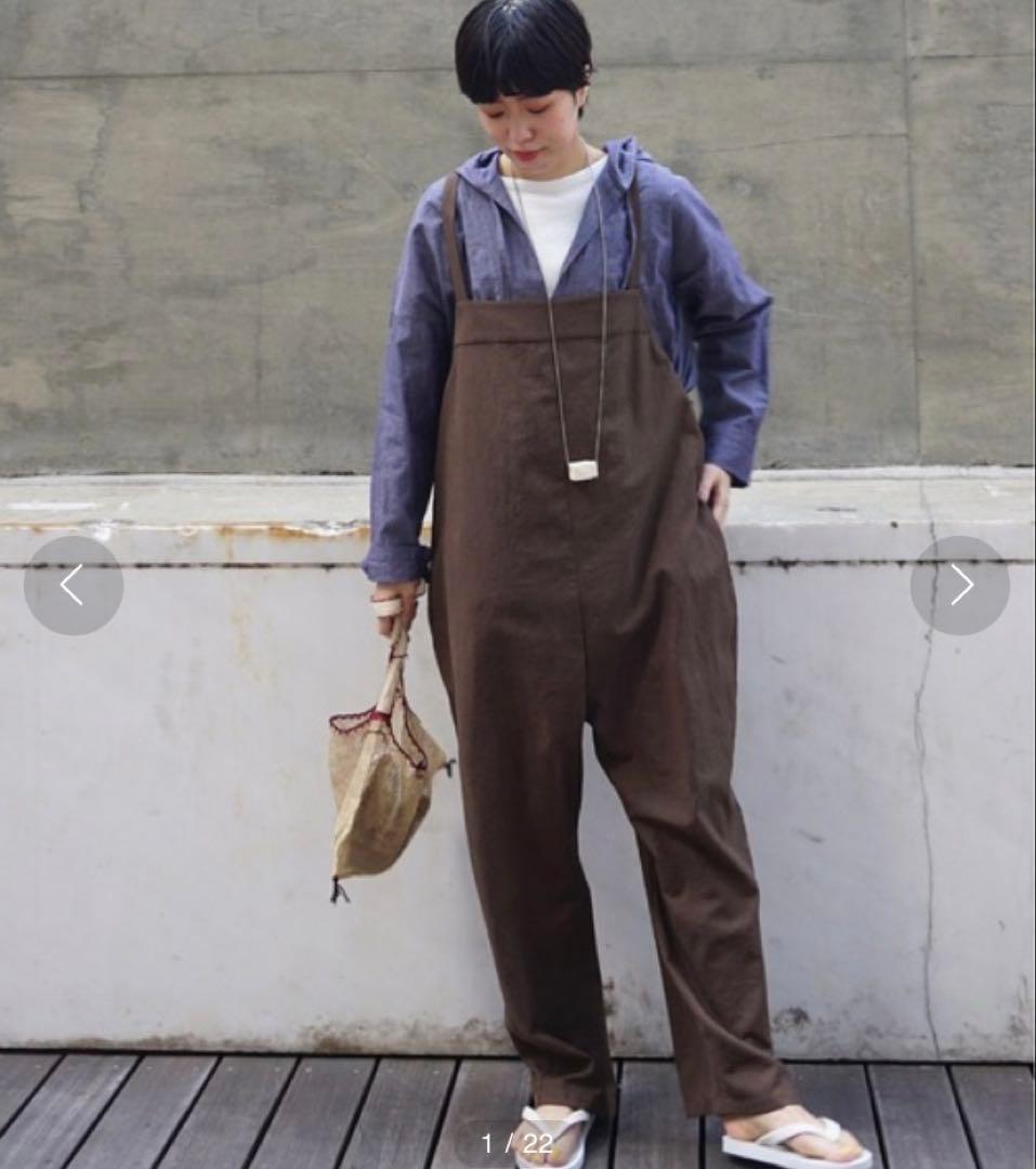 美品　ジャーナルスタンダードラックス　バイオツイル キャミサロペット　日本製