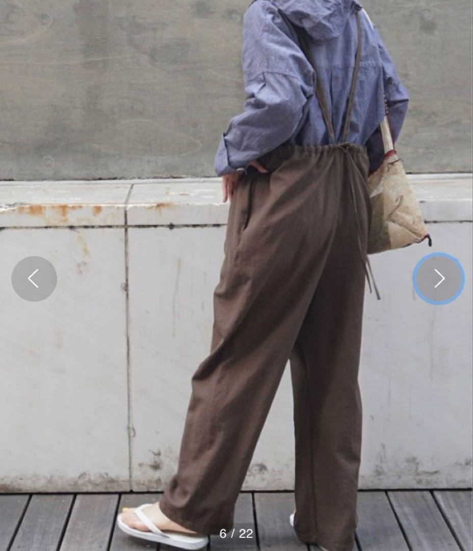 美品　ジャーナルスタンダードラックス　バイオツイル キャミサロペット　日本製