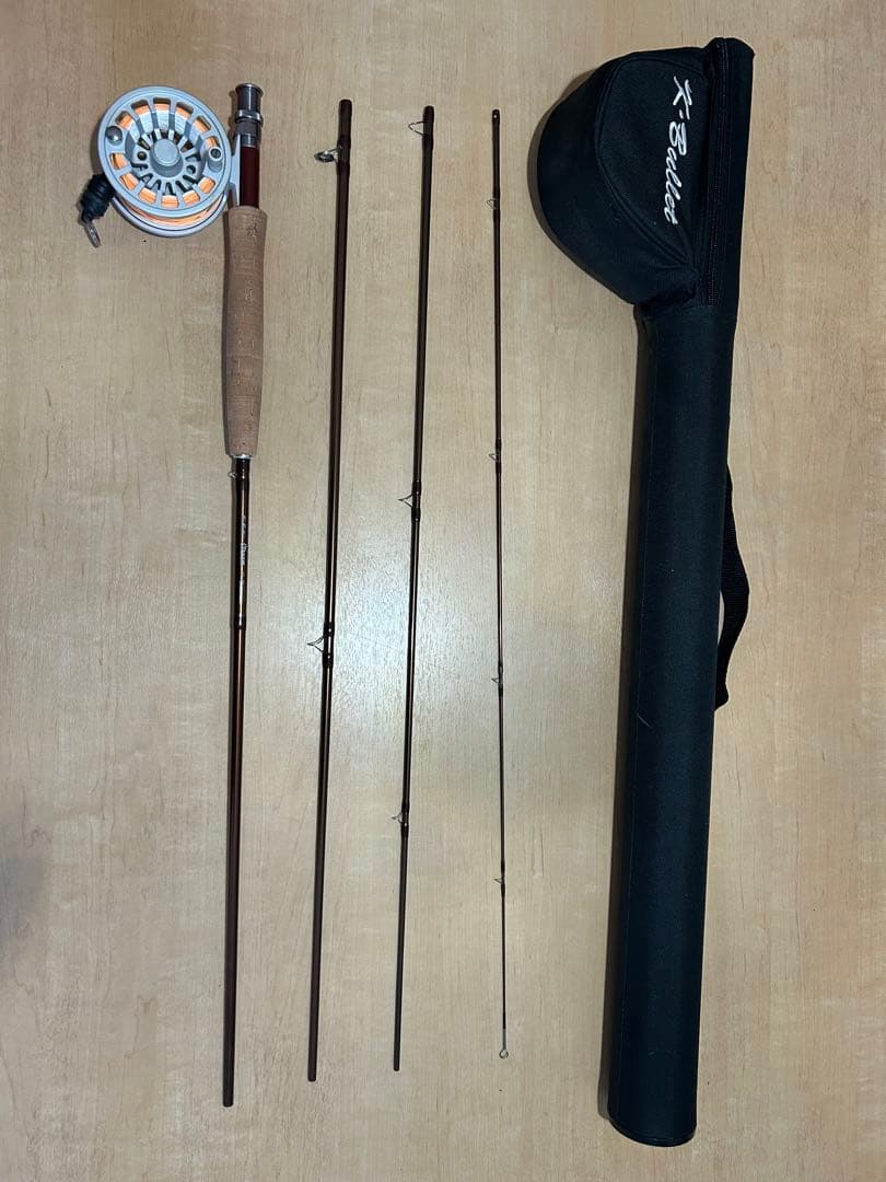 K.Bullet CREEK 5番（9ft）ロッドセット及びその他ツール一式