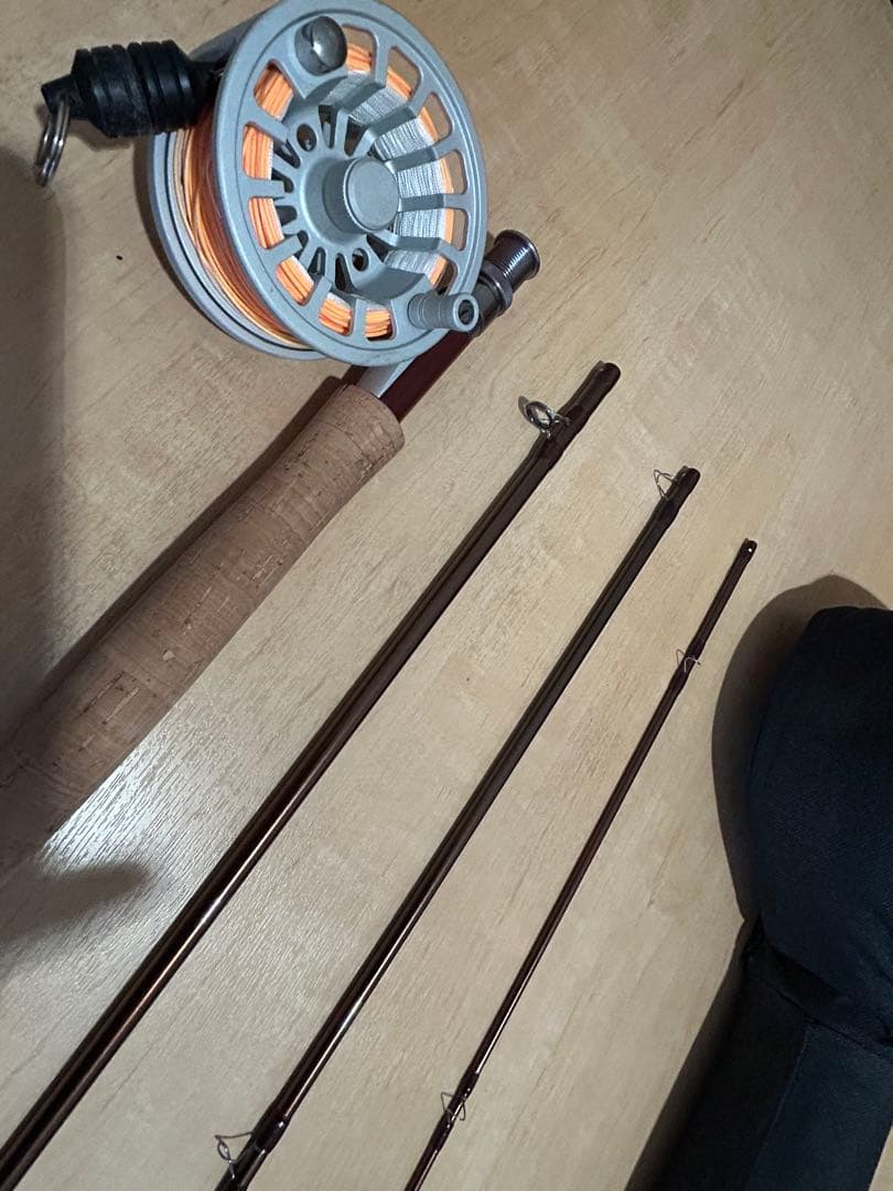 K.Bullet CREEK 5番（9ft）ロッドセット及びその他ツール一式