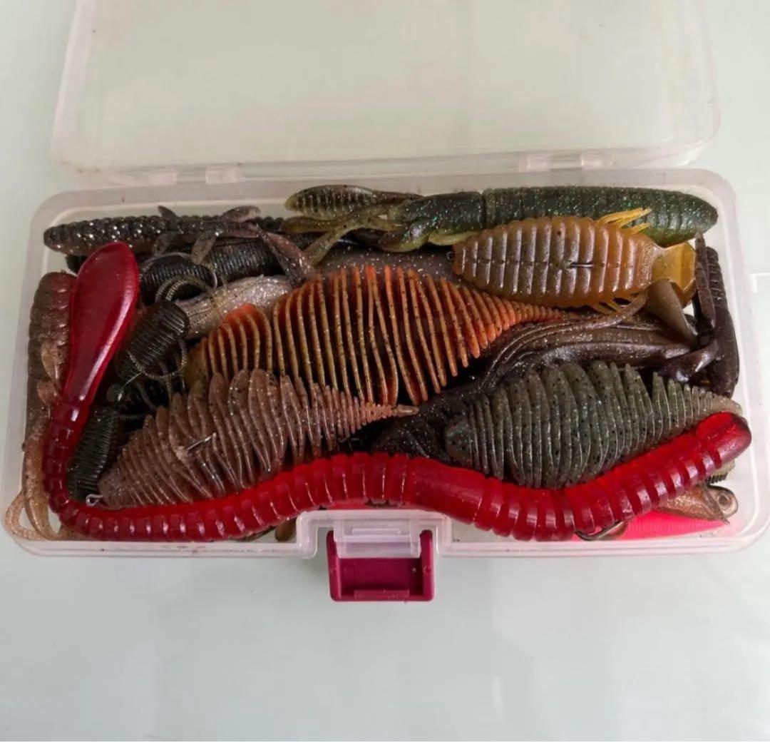 ワーム　ルアー　フック　シンカー　18カルディア リール　バス釣り引退セット