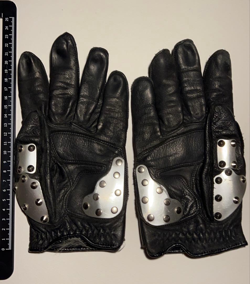 KADOYA HAMMER レザーグローブ メタルプロテクター付き